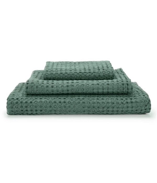 Abyss Habidecor Pousada evergreen wafel badgoed (280), 300 gram per m², vanaf