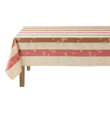 Le Jacquard Français tafellinnen  Bal des papillons pink, 100% katoen