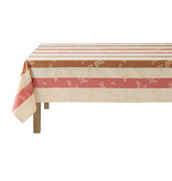 Le Jacquard Français tafellinnen  Bal des papillons pink, 100% katoen