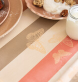 Le Jacquard Français tafellinnen  Bal des papillons pink, 100% katoen