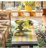 Le Jacquard Français tafellinnen Bal des papillons yellow, 100% katoen