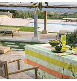 Le Jacquard Français tafellinnen Bal des papillons yellow, 100% katoen