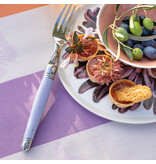 Le Jacquard Français tafellinnen Bal des papillons purple, 100% katoen