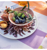 Le Jacquard Français tafellinnen Bal des papillons purple, 100% katoen