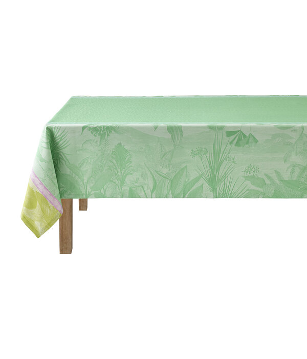 Le Jacquard Français tafellinnen Sinharâja green, 100% katoen