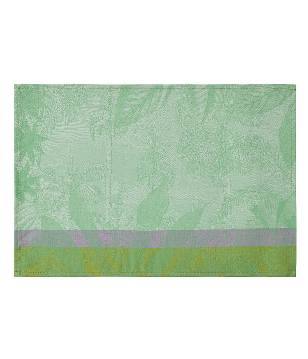 Le Jacquard Français tafellinnen Sinharâja green, 100% katoen