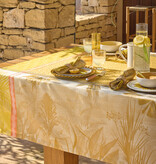 Le Jacquard Français tafellinnen Sinharaja yellow, 100% katoen