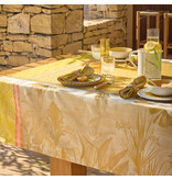 Le Jacquard Français tafellinnen Sinharaja yellow, 100% katoen