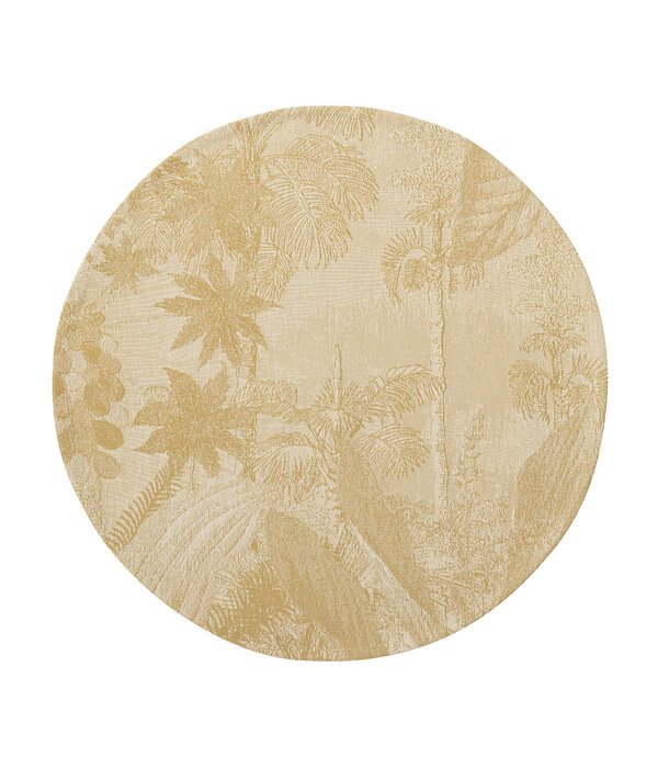 Le Jacquard Français tafellinnen Sinharaja yellow, 100% katoen