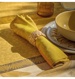 Le Jacquard Français tafellinnen Sinharaja yellow, 100% katoen