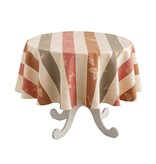 Le Jacquard Français gecoat tafellinnen Bal des papillons pink, 100% katoen
