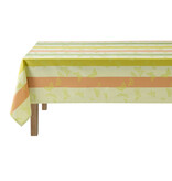 Le Jacquard Français gecoat tafellinnen Bal des papillons yellow, 100% katoen