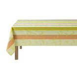 Le Jacquard Français gecoat tafellinnen Bal des papillons yellow, 100% katoen