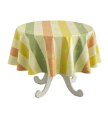 Le Jacquard Français gecoat tafellinnen Bal des papillons yellow, 100% katoen