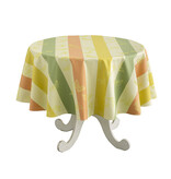 Le Jacquard Français gecoat tafellinnen Bal des papillons yellow, 100% katoen