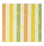 Le Jacquard Français gecoat tafellinnen Bal des papillons yellow, 100% katoen