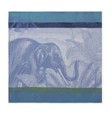 Le Jacquard Français gecoat tafellinnen Sinharaja blue, 100% katoen
