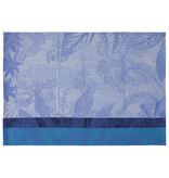 Le Jacquard Français gecoat tafellinnen Sinharaja blue, 100% katoen