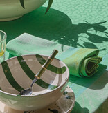 Le Jacquard Français gecoat tafellinnen Sinharâja green, 100% katoen