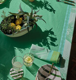 Le Jacquard Français gecoat tafellinnen Sinharâja green, 100% katoen
