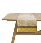 Le Jacquard Français gecoat tafellinnen Sinharaja yellow, 100% katoen