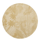 Le Jacquard Français gecoat tafellinnen Sinharaja yellow, 100% katoen
