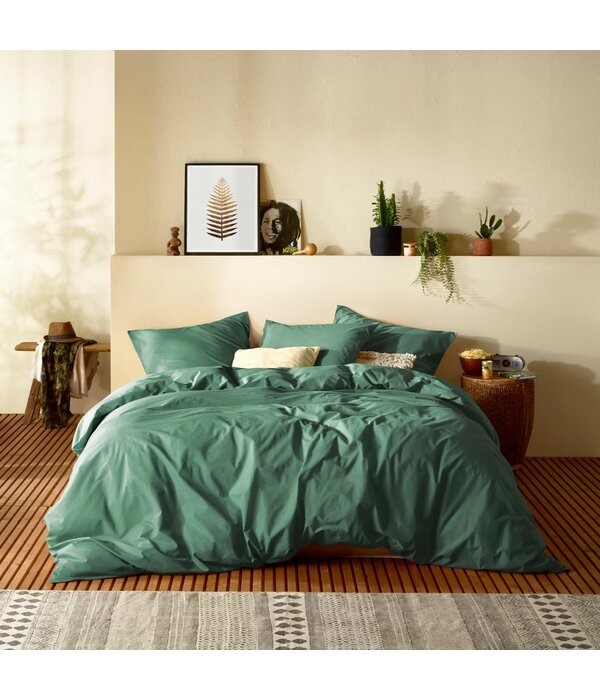 Moodit Dekbedovertrekset Mood!t Basil emerald 144TC
