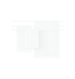 Schlossberg handdoekenlijn Coshmere wit (blanc) GOTS, biologisch katoen