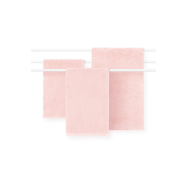 handdoekenlijn Coshmere rose (roze) GOTS, biologisch katoen, vanaf