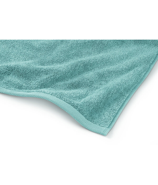 Schlossberg handdoekenlijn Coshmere turquoise GOTS, biologisch katoen, vanaf