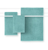 Schlossberg handdoekenlijn Coshmere turquoise GOTS, biologisch katoen, vanaf
