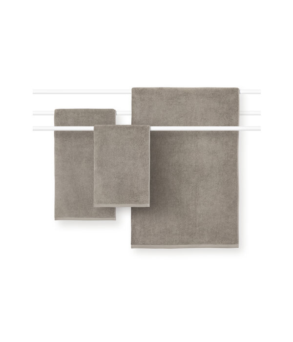 Schlossberg handdoekenlijn Coshmere souris GOTS, biologisch katoen, vanaf