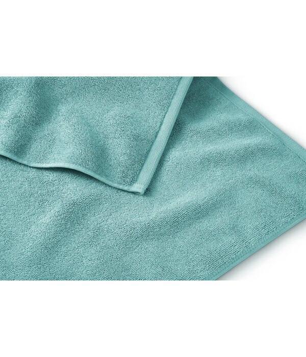 Schlossberg badmattenlijn Coshmere turquoise GOTS biologisch katoen, vanaf