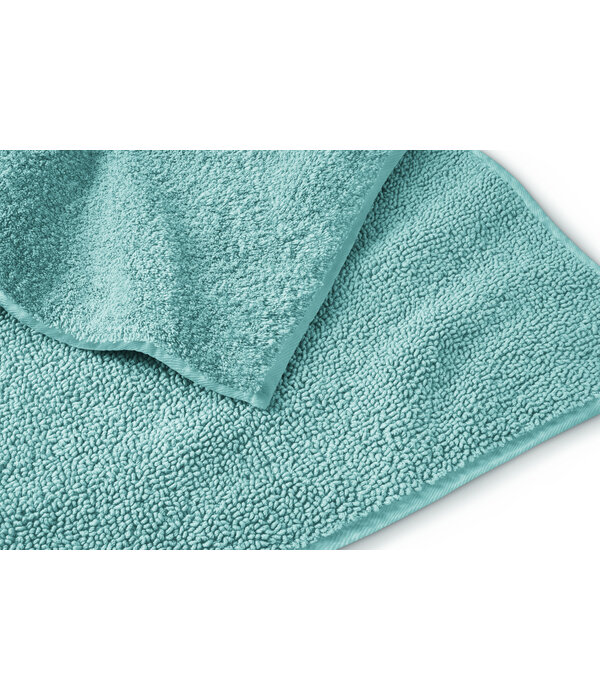 Schlossberg badmattenlijn Coshmere turquoise GOTS biologisch katoen, vanaf
