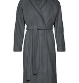 Schlossberg Coshmere ombre (donker grijs) badjas  GOTS, biologisch katoen