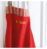 Le Jacquard Français keukenschort Gipsy rubis red