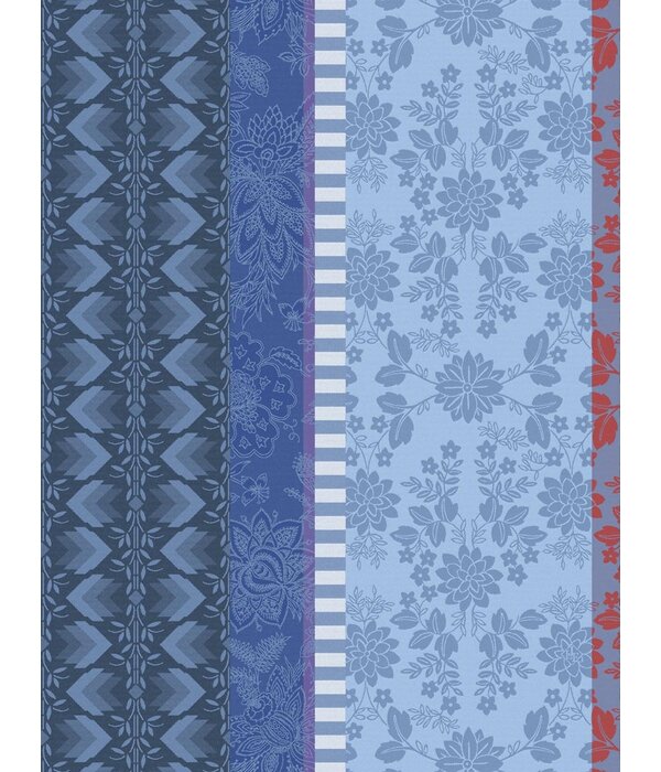 Le Jacquard Français theedoek Gipsy azur blue
