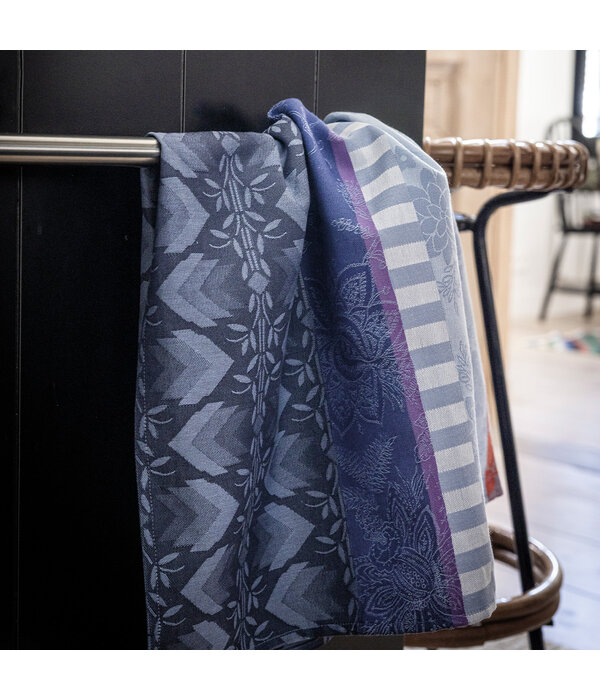 Le Jacquard Français theedoek Gipsy azur blue