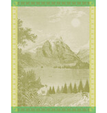 Le Jacquard Français theedoek Altitude sapin green