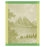 Le Jacquard Français theedoek Altitude sapin green