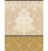 Le Jacquard Français theedoek Féerie yellow