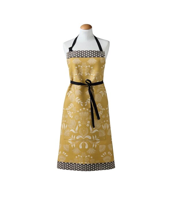 Le Jacquard Français keukenschort Féerie yellow