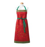 Le Jacquard Français keukenschort Féerie red