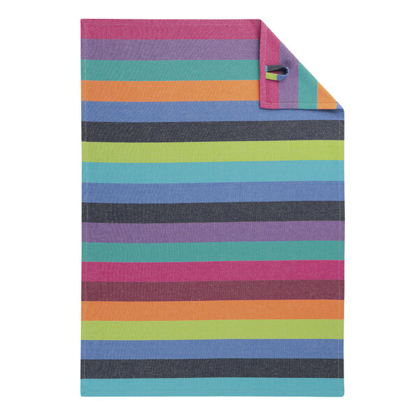 theedoek katoen Cuisine Lifestyle Blockstreifen 7058 multicolor donker (84), 50x70 cm