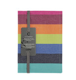Cawö theedoek katoen Cuisine Lifestyle Blockstreifen 7058 multicolor donker (84), 50x70 cm