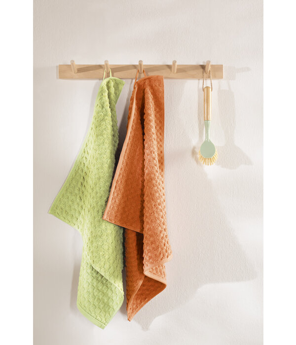 Cawö keukenhanddoek Cuisine Pro 520, mandarine (316), 50x50 cm