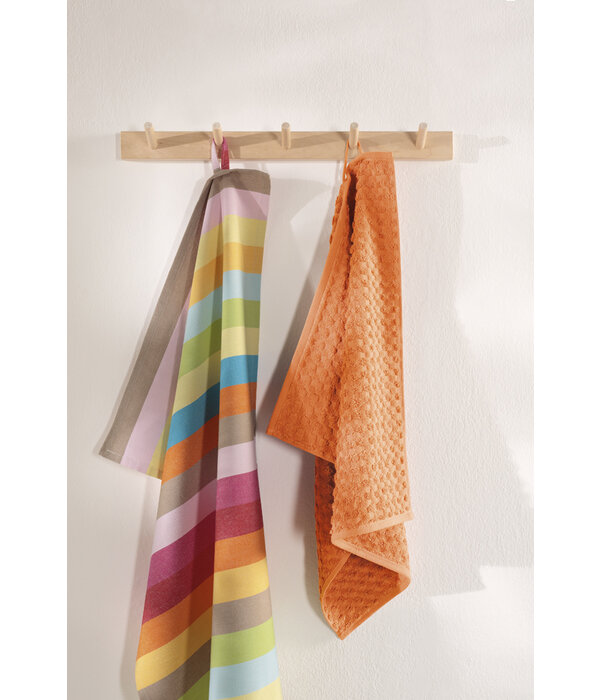Cawö theedoek katoen Cuisine Lifestyle Blockstrepen 7018 (25), 50x70 cm