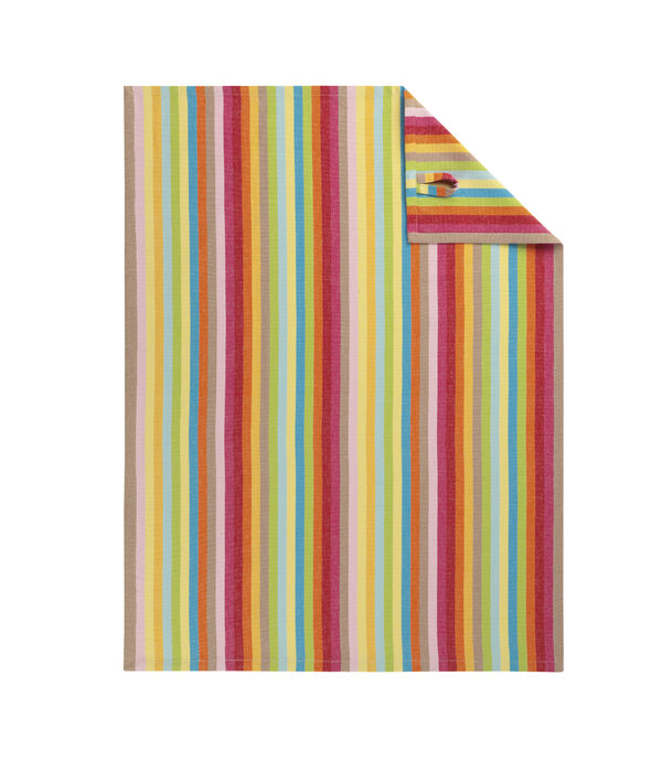 Cawö theedoek katoen Cuisine Lifestyle streifen 7008 multicolor (25), 50x70 cm