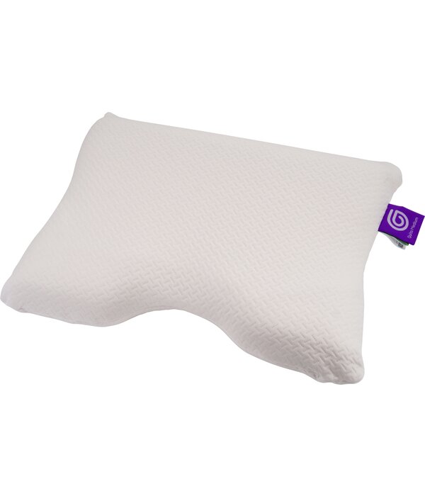 Gilder Quito Forma medium memory foam hoofdkussen, ergonomisch met uitsparing traagschuim kussen