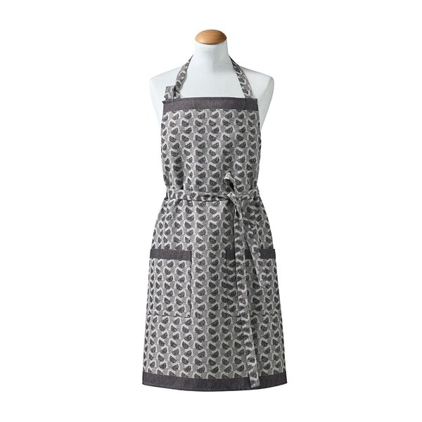 keukenschort Empreintes black
